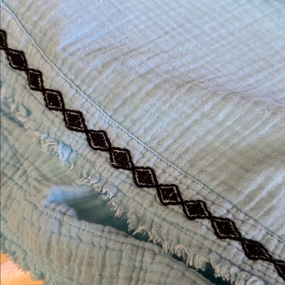 Johnny Was Red and Yellow Embroidered Blouse - Picture 2 of 4